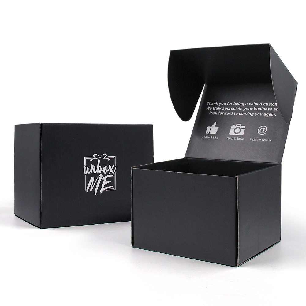 black painting paper box