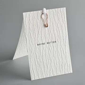 Customized Clothes Hangtags with Brand Logo