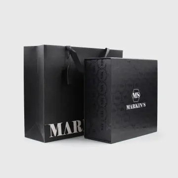 Black Cardboard Cartons Shipping Mailer Paperbox