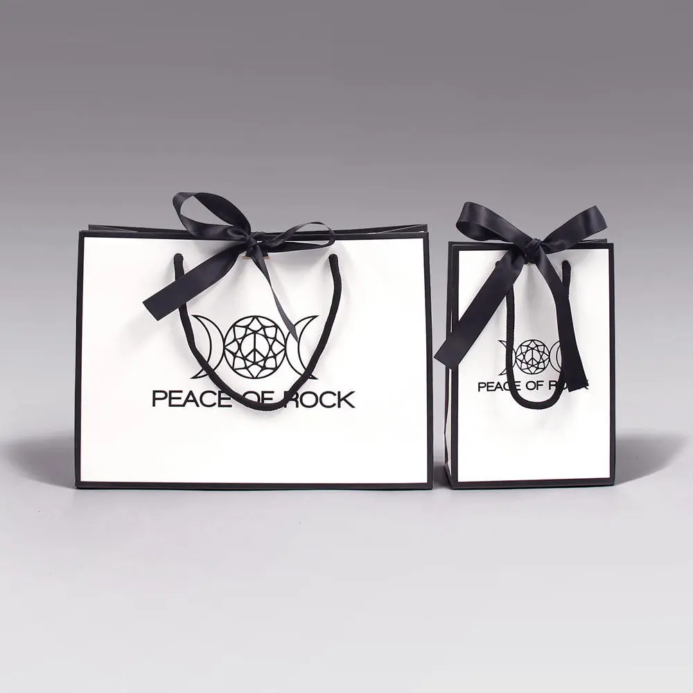 OEM White Cardboard Bag for Clothes