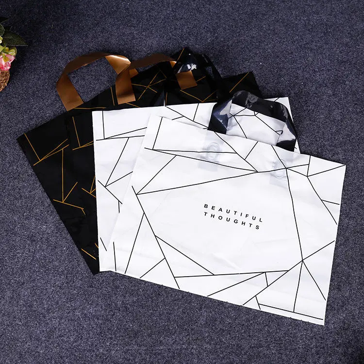 Waterproof Plastic Shopping Bags for Clothes (2)2b5