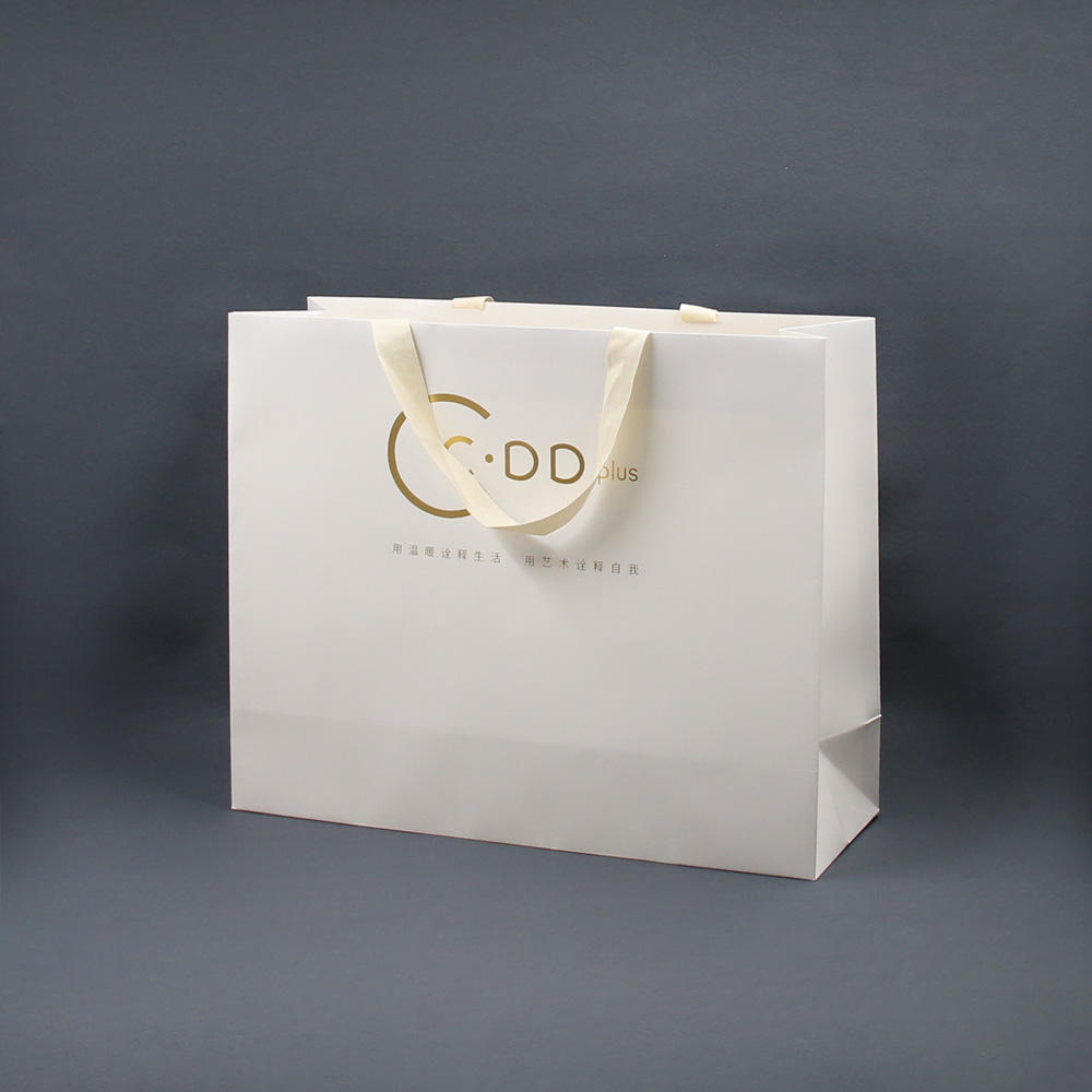 Personalised Custom Paper Shopping Bag for Clothes (1)hyj