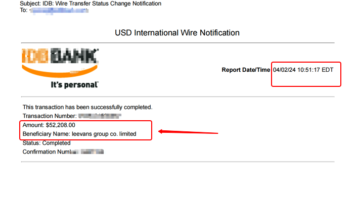Big repeat order from USA customer
