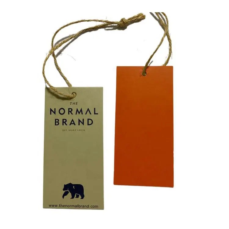 Special Paper Material Garment Hangtags